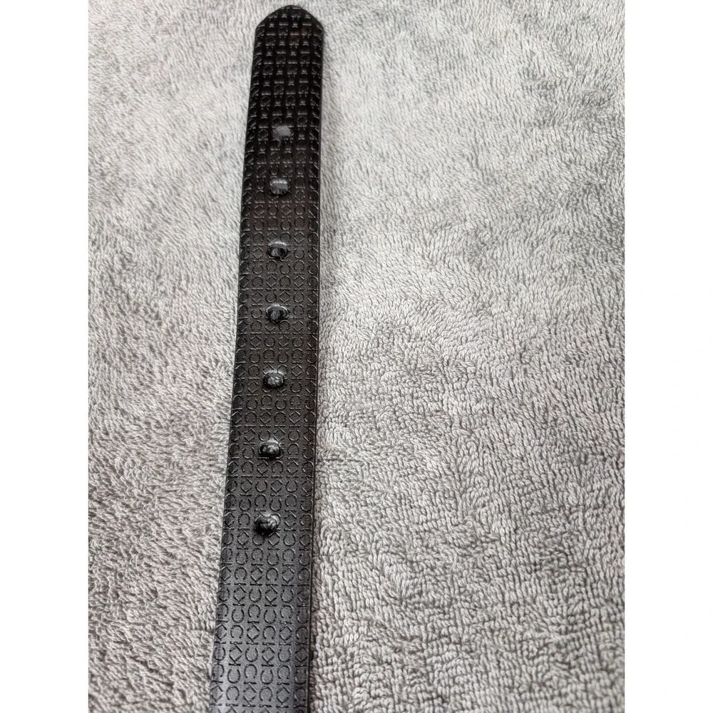 calvin klein‎ monogram logo belt size small